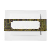 Patroon computercircuit uitnodigingen wikkel (Voorkant Voorbeeld)