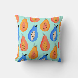 patroon. Cute citrus zomervrucht. Kussen