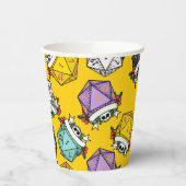 Patroon D20-apparaatset Papieren Bekers (Links)