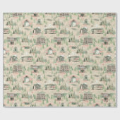 patroon Derry-locaties Cadeaupapier (Vlak)