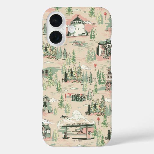 patroon Derry-locaties Case-Mate iPhone Case (Achterkant)