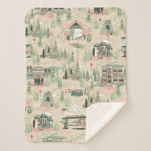 patroon Derry-locaties Sherpa Deken