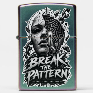Patroon doorbreken Rand grafische zakaansteker | D
