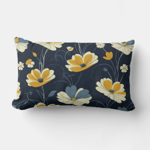 patroon, elegant floraal ontwerp kussen