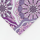  patroon fleece deken (Hoek)