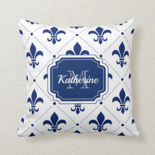 Patroon fleur-DE-lis Kussen