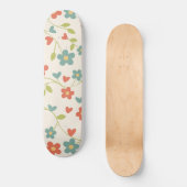 Patroon Floral Skateboard (Voorkant)