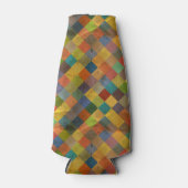 patroon. Geometrisch. Flesjeskoeler (Voorkant)