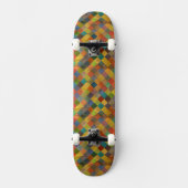 patroon. Geometrisch. Skateboard (Voorkant)