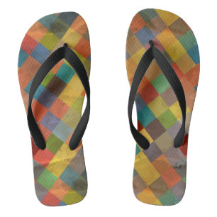 patroon. Geometrisch. Teenslippers