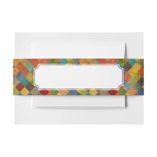  patroon. Geometrisch. Uitnodigingen Wikkel (Voorkant Voorbeeld)