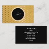 Patroon Gold Visitekaartje (Voorkant / Achterkant)