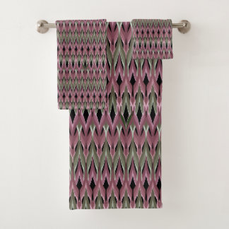 Patroon golf veelkleurige mode retro bad handdoek