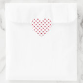Patroon/hart Hart Sticker (Tas)