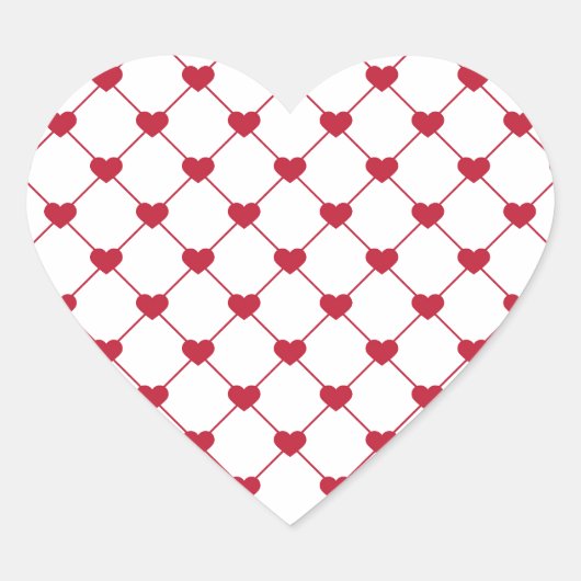 Patroon/hart Hart Sticker (Voorkant)