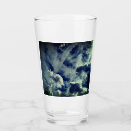 Patroon in de wolken glas