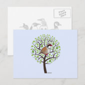 Patroon in een peerboom briefkaart (Voorkant / Achterkant)