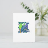 Patroon in een peerboom briefkaart (Staand voorkant)