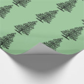 Patroon in een peerboom cadeaupapier (Hoek)