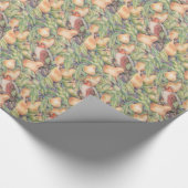 Patroon in een peerboom cadeaupapier (Hoek)