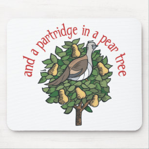 Patroon in een peerboom muismat