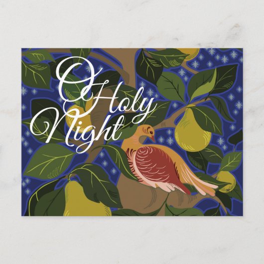 Patroon in een peerboompostkaart briefkaart (Voorkant)