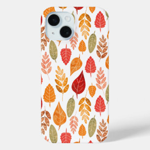 Patroon in gesneden herfst leest