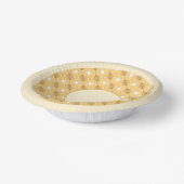 Patroon in goud en room papieren kommen (Gebogen)