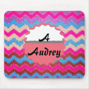 Patroon Kantoor Partij Vrede Chevrons Monogrammed Muismat