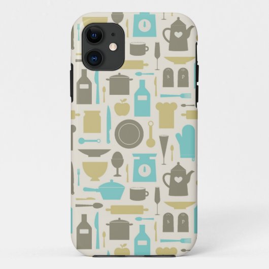 Patroon keukengereedschap Case-Mate iPhone case (Achterkant)