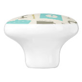 Patroon keukengereedschap keramische knop (Zijkant)