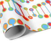 patroon kleurrijke DNA-structuur Cadeaupapier (Rol Hoek)