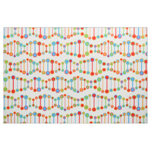 patroon kleurrijke DNA-structuur Stof