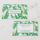 Patroon leest visitekaartje (Voorkant / Achterkant)