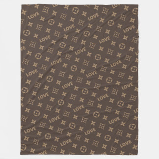 Patroon Louis Vuitton Fleece Deken