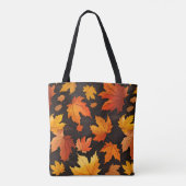 Patroon met alle bladeren draagtas (Achterkant)