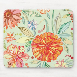 Patroon met asters muismat