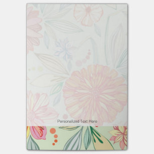 Patroon met asters post-it® notes
