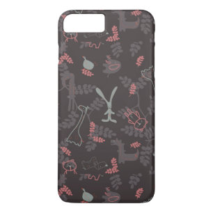 patroon met babydieren 1 iPhone 8 plus / 7 plus hoesje