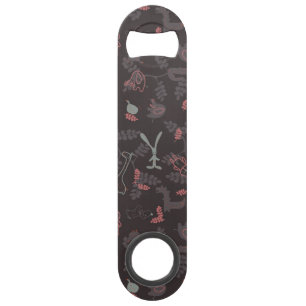 patroon met babydieren 1 speed flessenopener