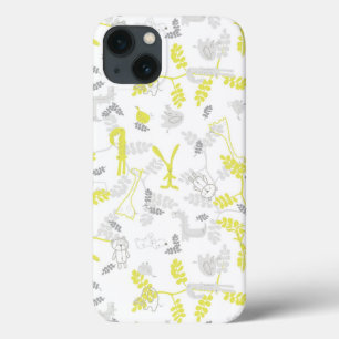 patroon met babydieren 2 iPhone 13 hoesje