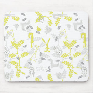 patroon met babydieren 2 muismat