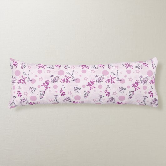 patroon met babydieren lichaamskussen (Voorkant)