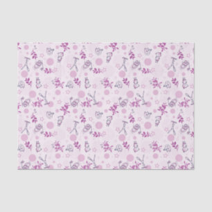 patroon met  babydieren tissuepapier