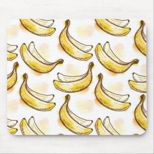 Patroon met banaan muismat