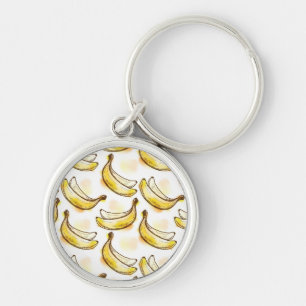 Patroon met banaan sleutelhanger