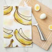 Patroon met banaan theedoek (Quarter Fold)