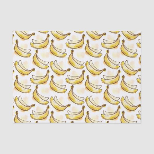 Patroon met banaan tissuepapier (Voorkant)