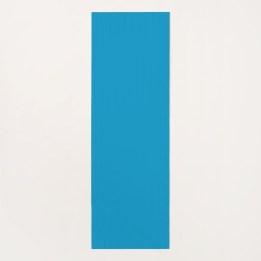 Patroon met blauwe golven met wit stammenpatroon yogamat (Achterkant)