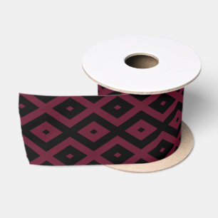 patroon met Bourgogne en zwarte diamant Lint